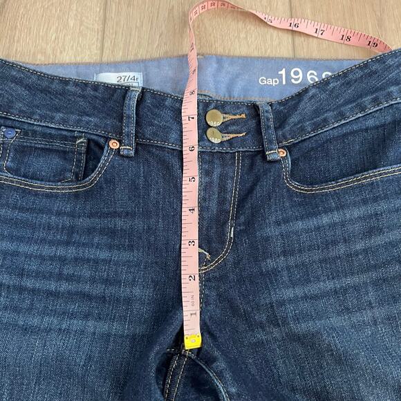 Gap Women’s Dark Wash Perfect Boot Jeans Sz 4 - Picture 7 of 8